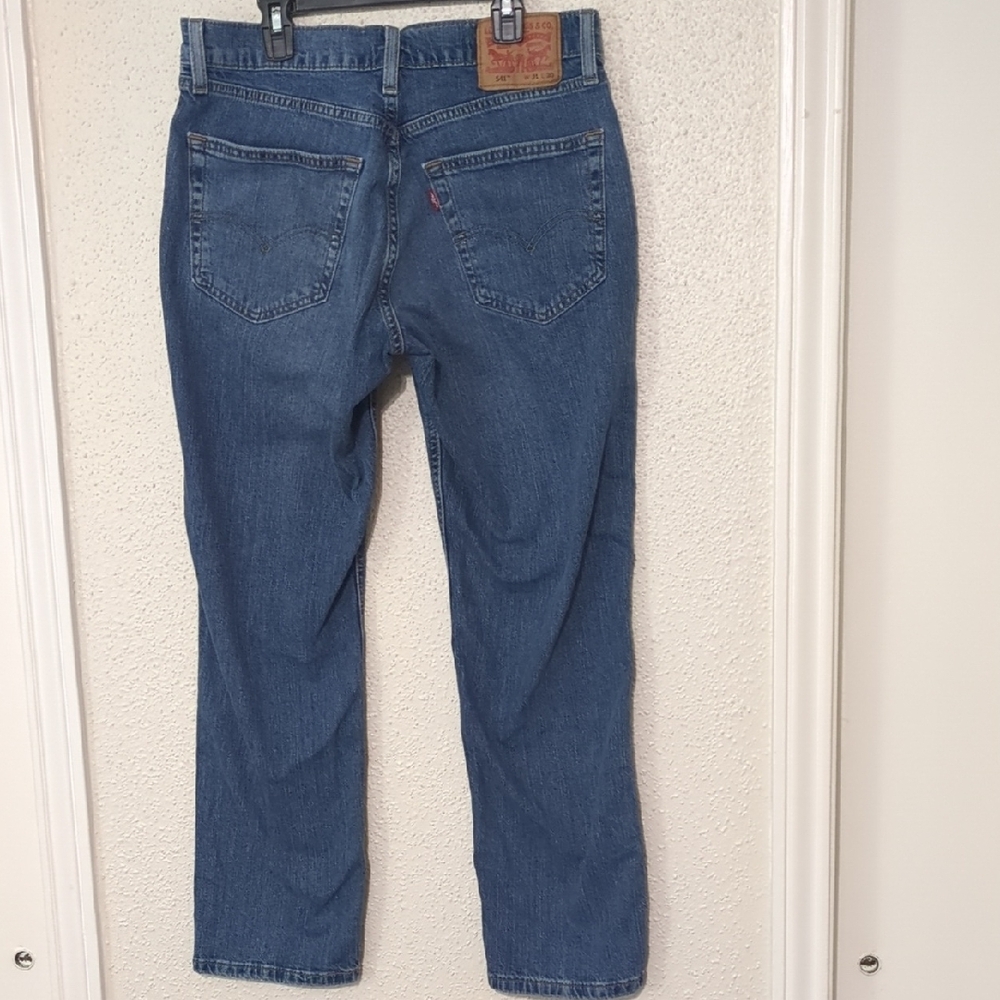 Levi's Blue 541 Straight Jeans Classic Style